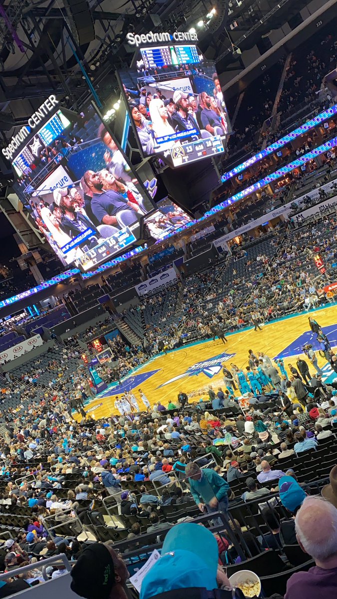 CHARLOTTEMAN3's tweet photo. Charlotte man reporting live #DENvsCHA https://t.co/liDSkEhBOa