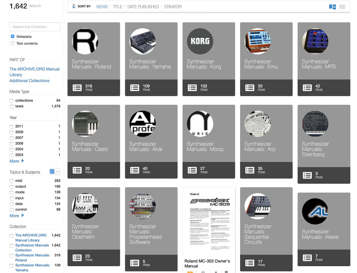 Synthesizer Manuals Collection (Internet Archive) : bit.ly/2BoJLoe