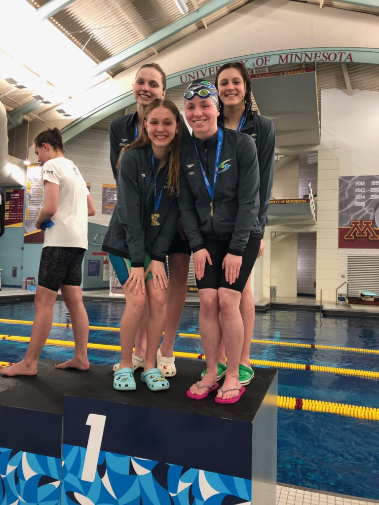 riptideswimming's tweet photo. Riptide starts off MN Sr State Championships w/ a win in the women's 4x100 free relay and 3rd in the men's 4x100! https://t.co/4y2iIvYRQs