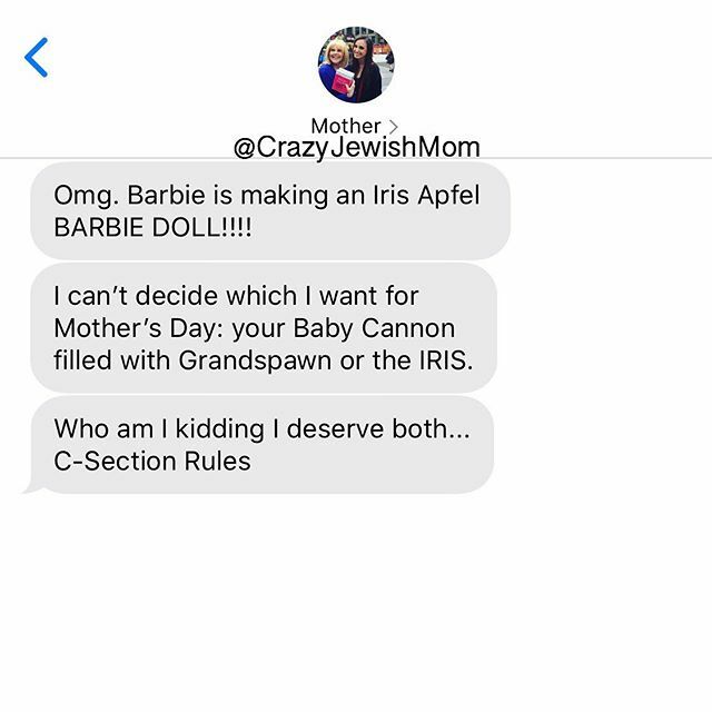 YourCrazyFamily's tweet photo. Fair is fair, @KimFriedmanNYC! #crazyjewishmom #barbie https://t.co/Ci27GLaErR https://t.co/h3LG0KclJk