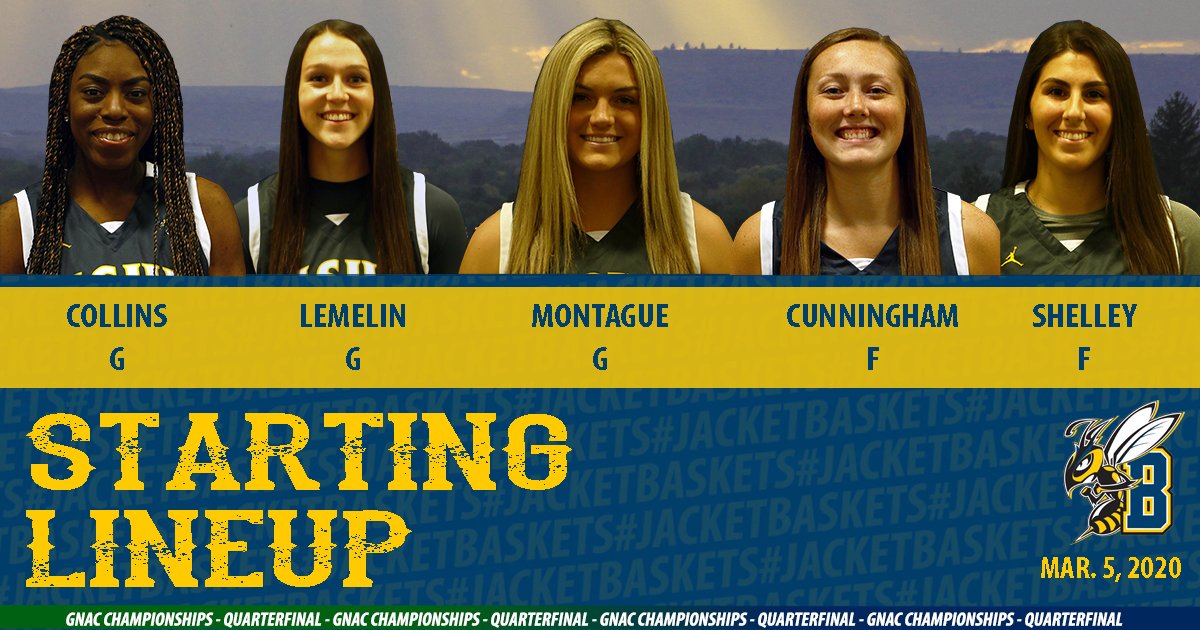 MSUBWBB's tweet photo. QF STARTERS | #6 seed Yellowjackets and #3 seed Vikings tip off at 5:15 Pacific. Warm ups underway at Brougham Pavilion. #GNACWBB #JacketBaskets
📺- https://t.co/aB75Vy9sKS
📊- https://t.co/9890hifkLe https://t.co/nE6OCWZn4a