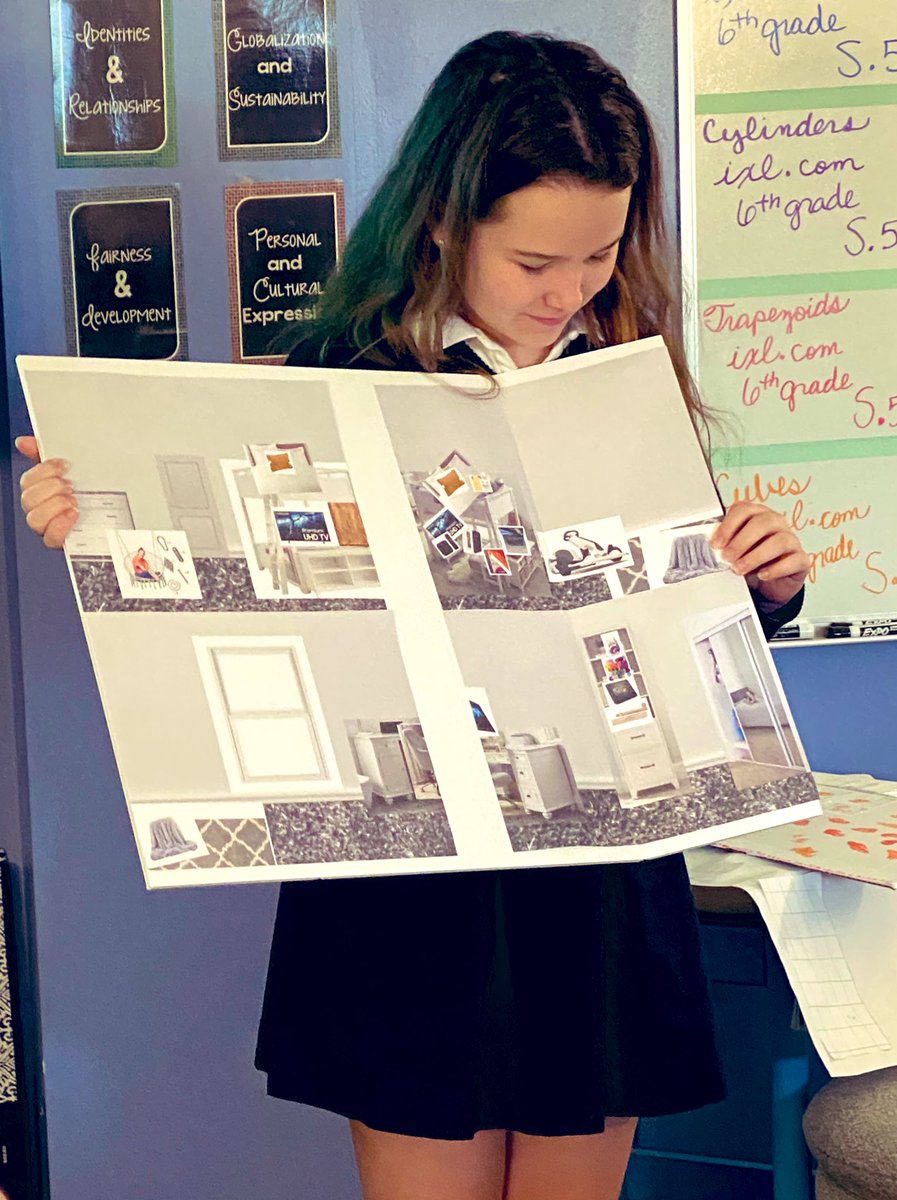 amy_shmsbears's tweet image. What would you put in your dream bedroom? Level 6 students used scale factor, budgets, and sales tax concepts to create spectacular rooms! #makingmathmatter #shmsbears