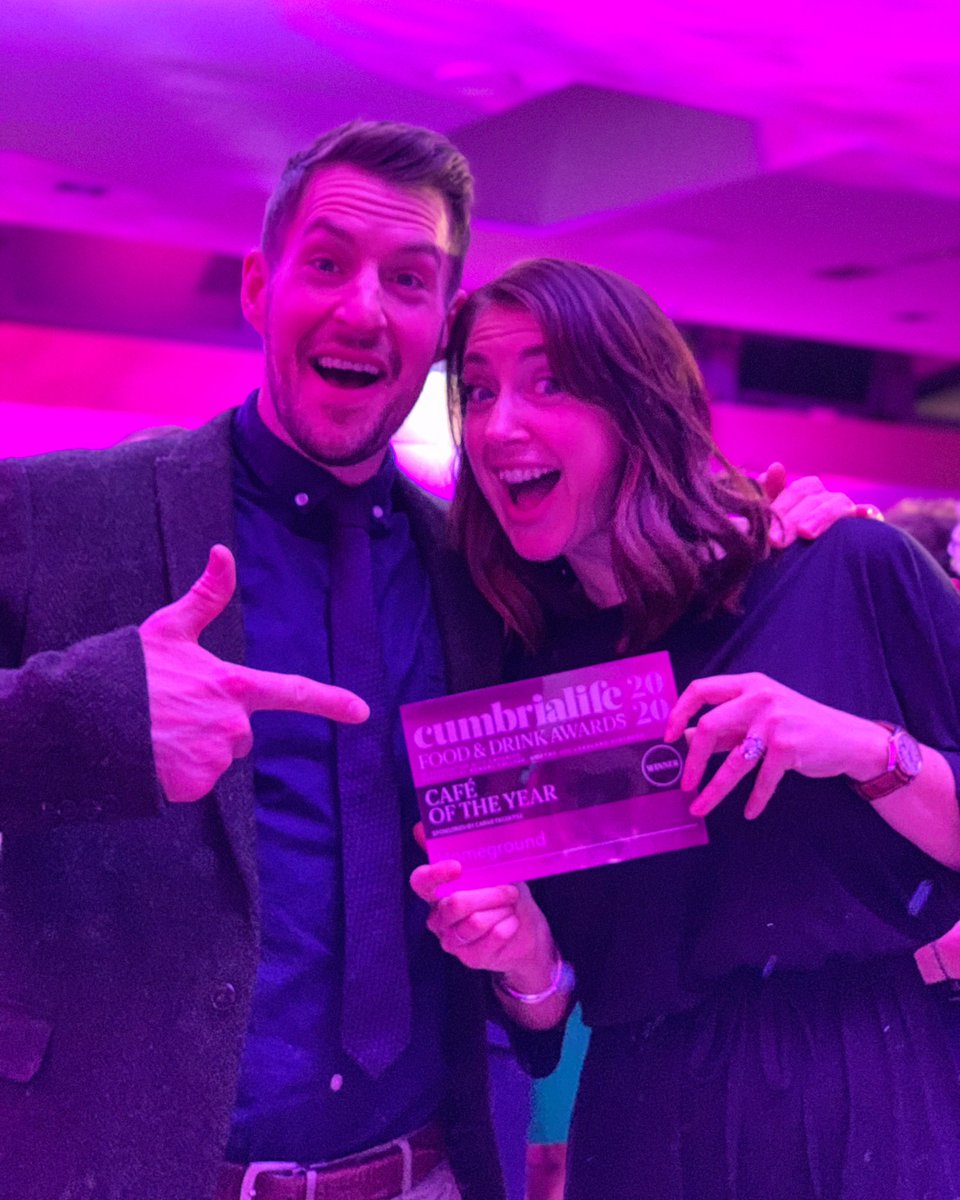 Homegroundcafe's tweet photo. @CumbriaLifeMag #CLFDA2020 Cafe of the Year! 🏆 Thank you so much to our our amazing TeamHG and everyone who supports us day in day out. It’s been bloody tough 12 months and this makes it all worthwhile 💜 https://t.co/7artaI4hKB