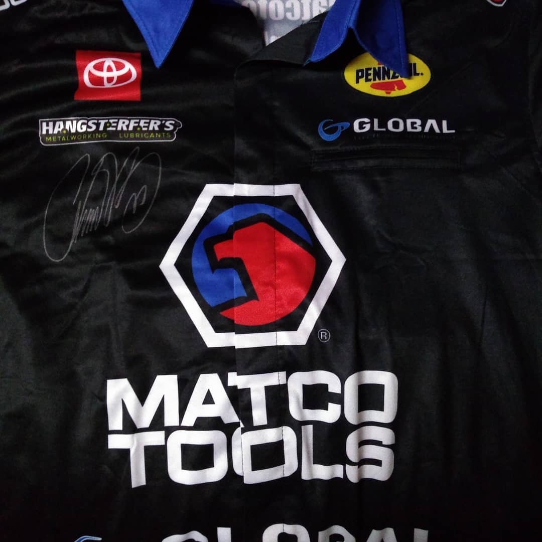 MichealMathis17's tweet photo. Surprised my wife an @AntronBrown autographed driver shirt and Matco Tool VIP tickets to the Saturday nhra event at Atlanta drag strip. #nhraisthebest https://t.co/TNEOltzkPM