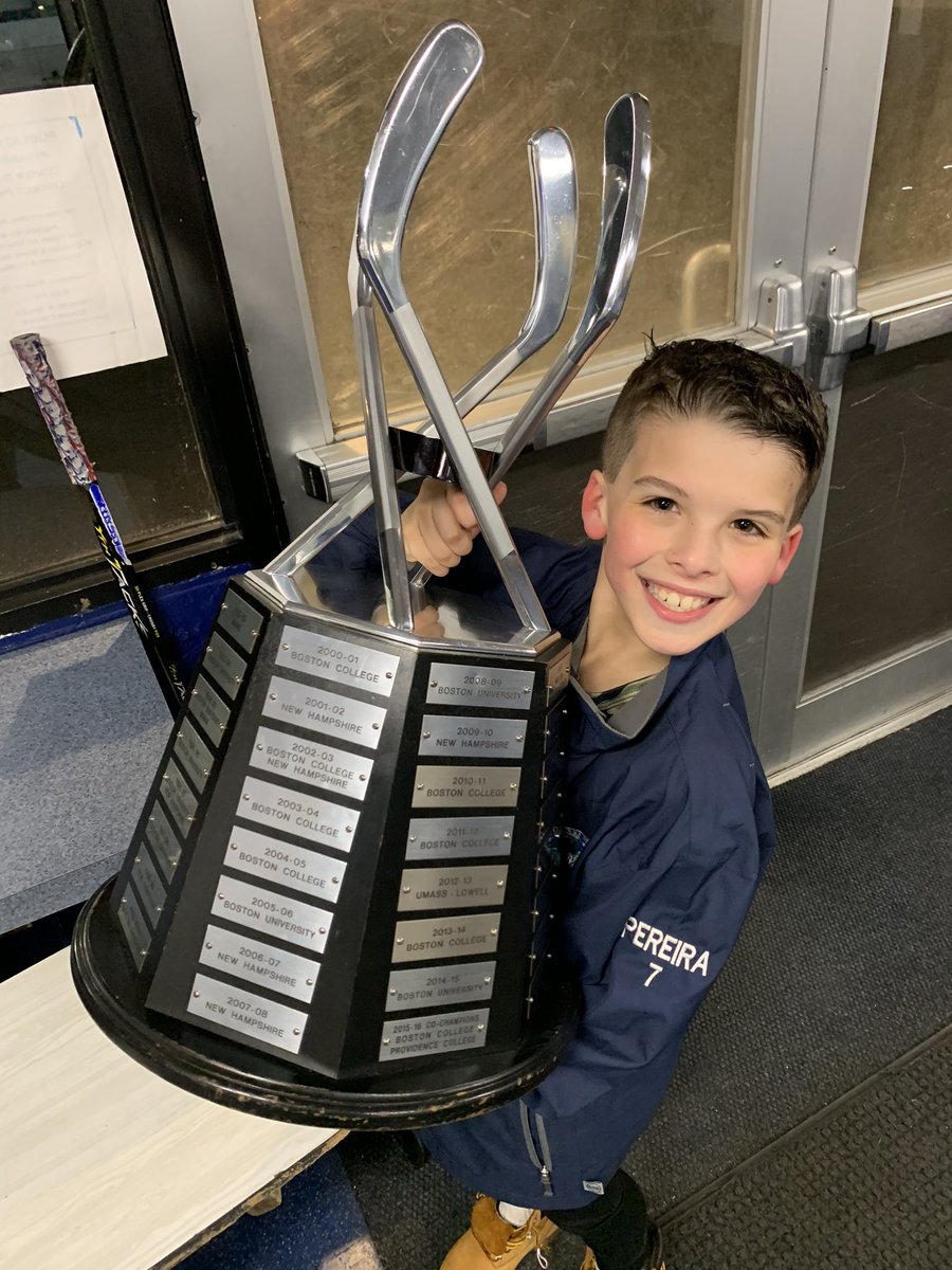 Hockey East Trophy in WINTHROP.