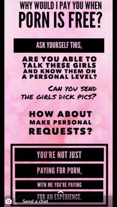 yea, SOME porn is free but all you can do is jerk off to video THEY want to make. They don&rsquo;t cater to<a href="/tag/find"class="tags"><span>#find</span></a><a href="/tag/findom"class="tags"><span>#findom</span></a><a href="/tag/findomme"class="tags"><span>#findomme</span></a>