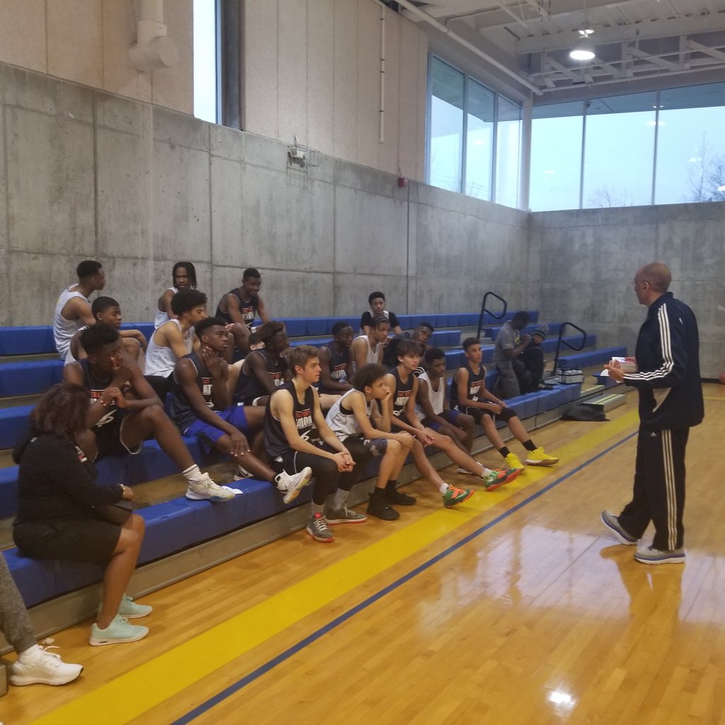 TraxSports's tweet photo. Our participants just wrapped their second day of scrimmages vs @ELHaynesPCS and an interactive Q &amp; A with the players and coaches. We would like to thank them for their time and hospitality. #GlobalSkillsInvitational #SportsDiplomacy https://t.co/APnmQN09mC