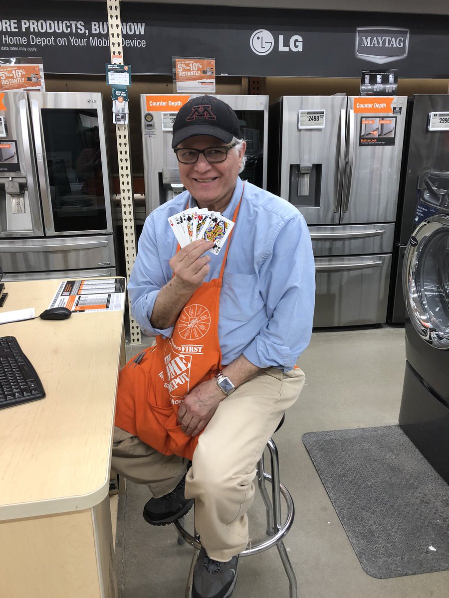 THDLundy's tweet photo. PK Poker at 2809. This was a perfect time to get our new associates up to speed on the services offered here at the Burnsville Home Depot. Thank you to our service providers for coming out today. #ServicesForTheWin @kmwhit332 @Bowmans11 @danieldrodgers7 @TVonbrethorst https://t.co/5Q2CCOUN5t