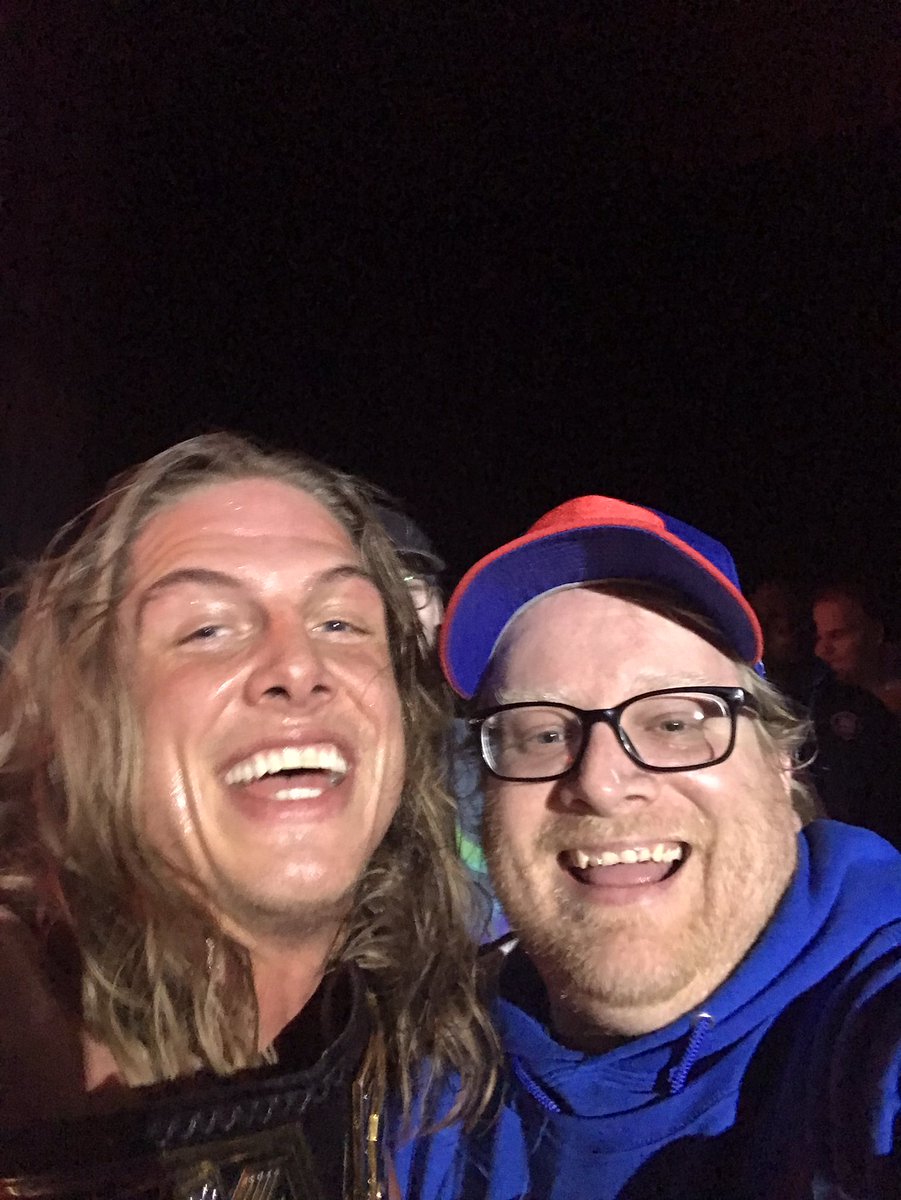 BLeez17's tweet photo. Started off the night in style at #NXTColumbus. None better than @SuperKingofBros #BRO #StallionBatallion https://t.co/JgBhKViTvz