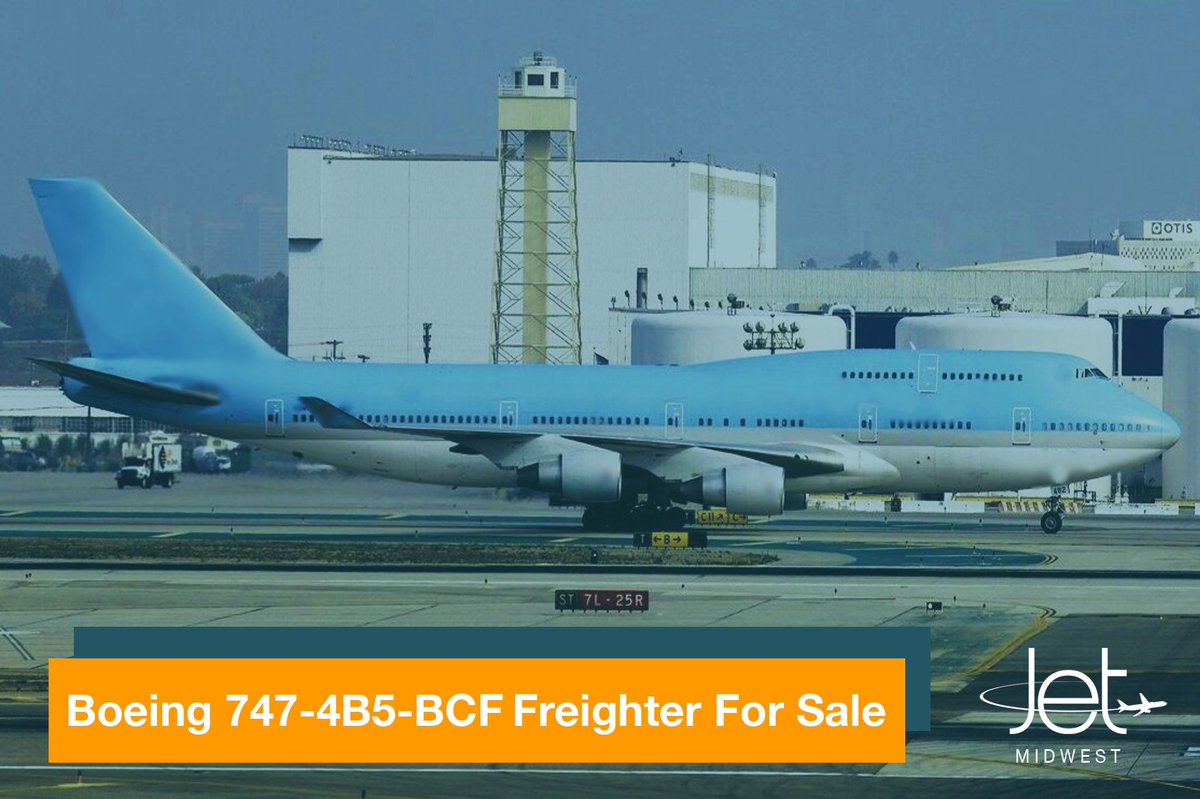 Jet Midwest on X: Boeing B747-4B5-BCF Freighter For Sale; Boeing