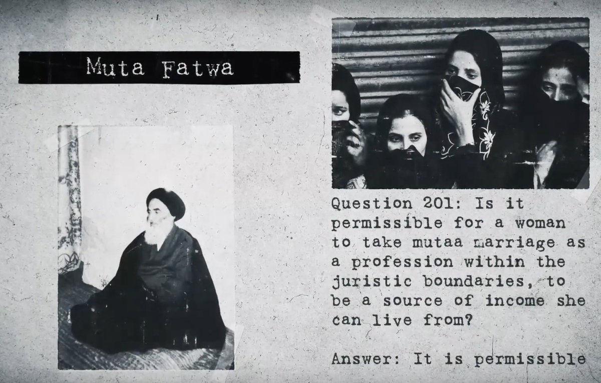 Prostitution is legal for Shia women as a source of an income.