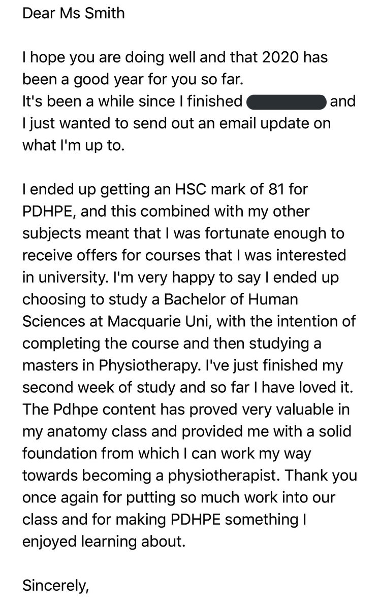 thelrningcoach's tweet photo. This student told me at the first PT night that PDHPE was boring and it just didnβt interest him. I made it my mission to change that narrative for him. This is what good schools and teachers should be measured by! Not band 6βs NAPLAN etc #changetheEDUnarrative #weareNOTfailing https://t.co/Ad1BdqQOvP
