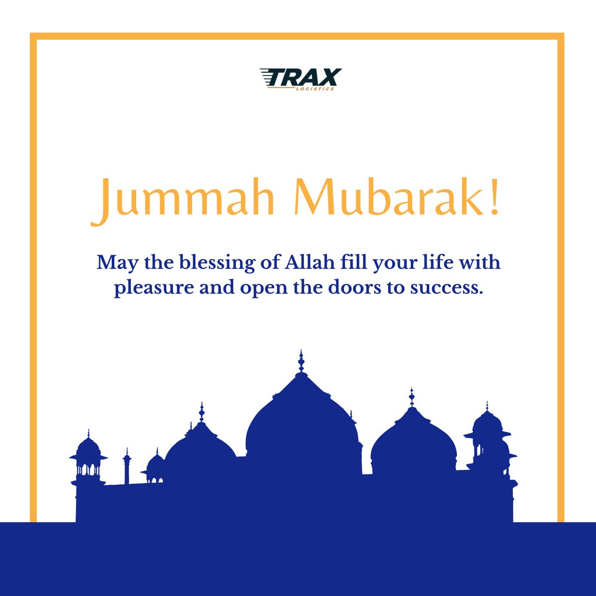 LogisticsTrax's tweet photo. Jummah Mubarak!
#traxlogistics #ecommerce #efulfillment https://t.co/mAnNmBzXOB