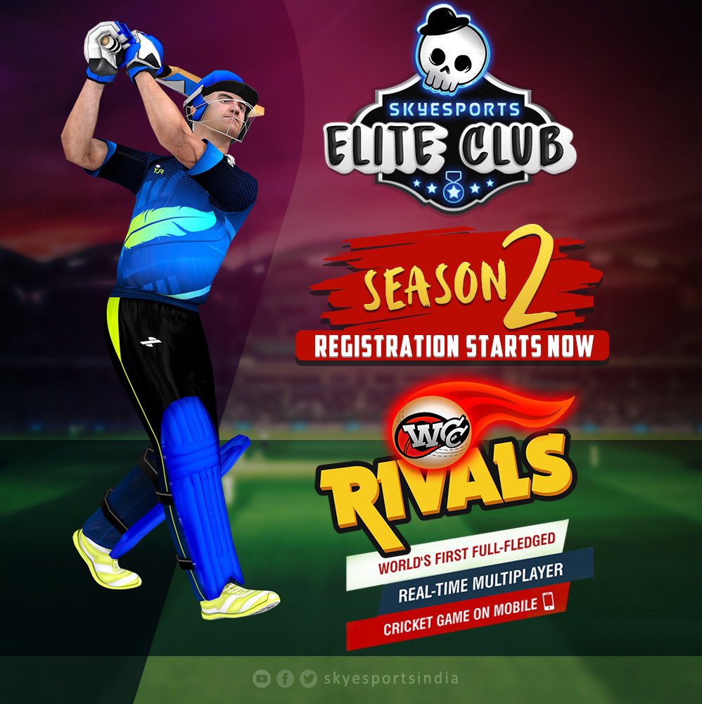skyesportsintl's tweet photo. Skyesports Elite Club WCC Rivals, Season 2 is here! 

Register here for Week 1 - https://t.co/erLcKKKXga

#WCCRivals #Skyesports @Worldcrickchamp @wccrivals https://t.co/8PJ75NCIqb