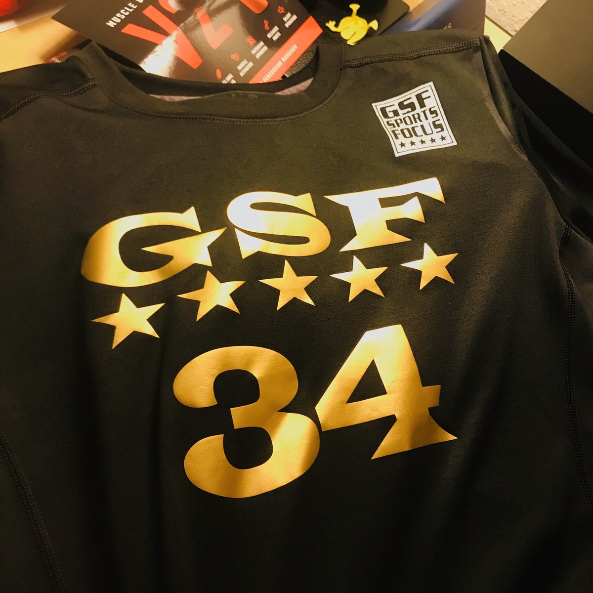 GSF7v7Tourney's tweet photo. #nofilter #GSF5⭐️ will be wearing these on Sunday.
S/O to @getsportsfocus for creating the design. https://t.co/fpZotID1HK