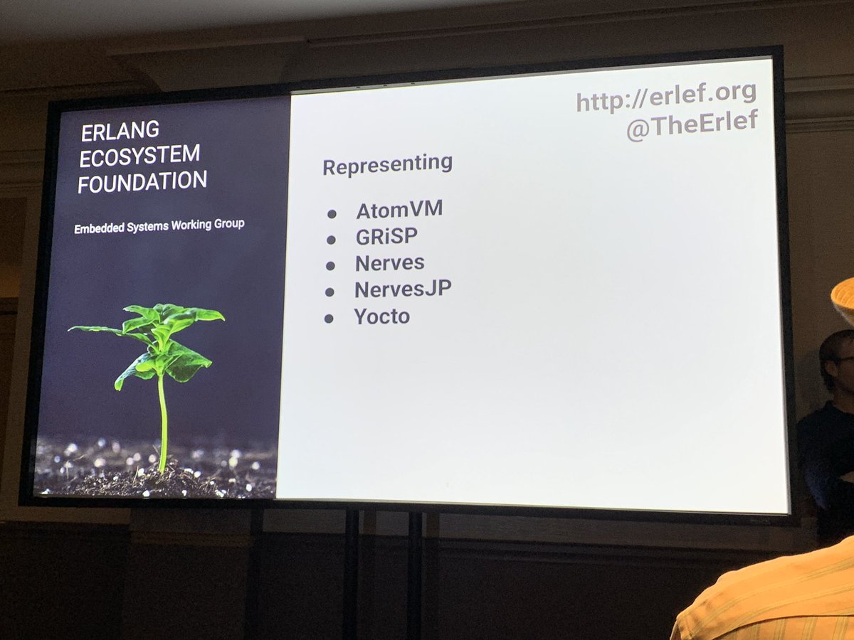 takasehideki's tweet image. #NervesJP appeared on #CodeBEAMSF along with AtomVM @grisporg @NervesProject and Yocto as activities of @TheErlef Embedded Systems WG