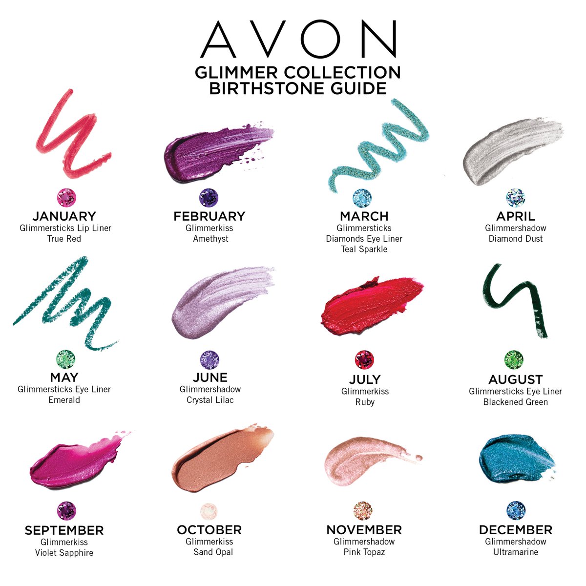What’s YOUR Birthstone??? 
Leave a comment ❤️
I’m a Pink Topaz 😉 Scorpio 💯  ♏️

 Browse my Brochure click here go.youravon.com/3jwzjc