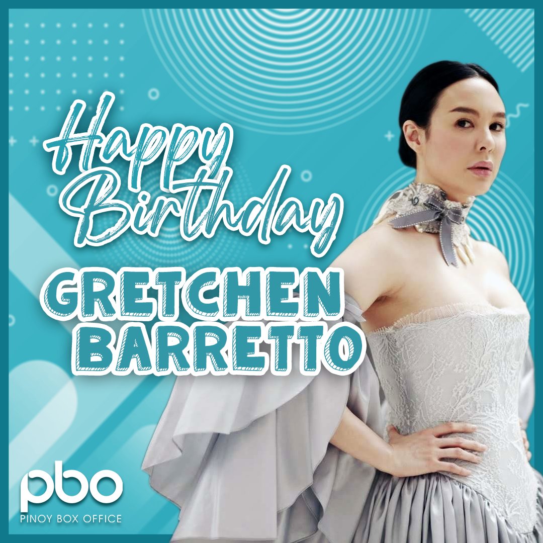 Happy Birthday, Ms. Gretchen Barretto! We wish you a wonderful day ahead!  