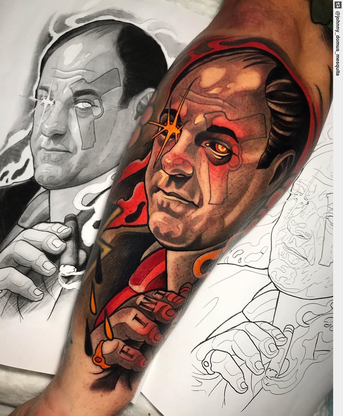 10 Best Tony Soprano Tattoo IdeasCollected By Daily Hind News