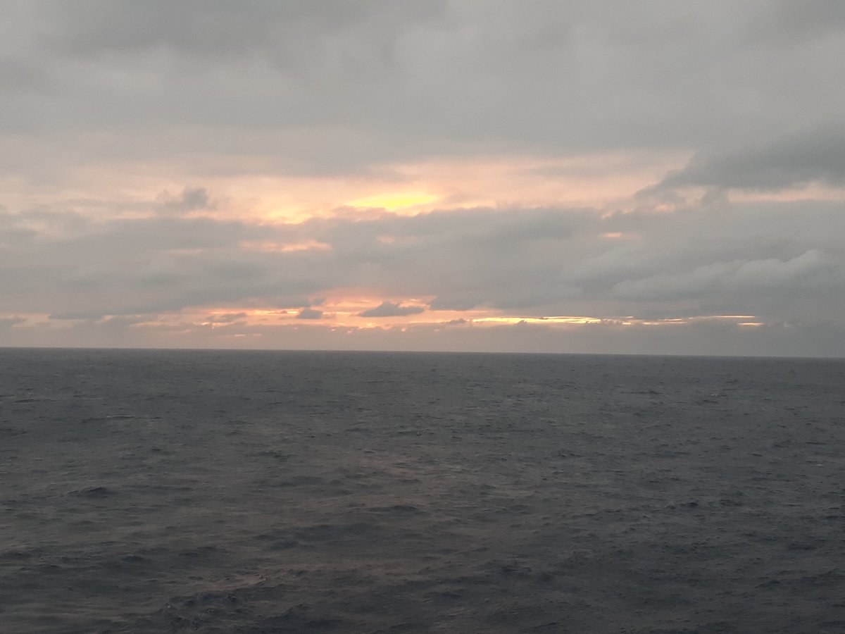 Beautiful sunset at sea