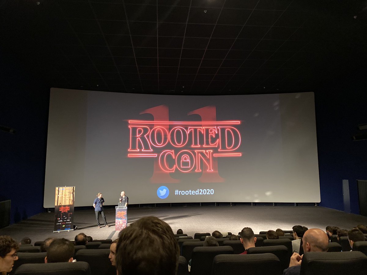 soytomtom's tweet photo. Como siempre la @rootedcon supera las expectativas con sesiones de alta calidad, una pena no poder asistir a todas.
#Rooted2020 https://t.co/dXYqic9d3r