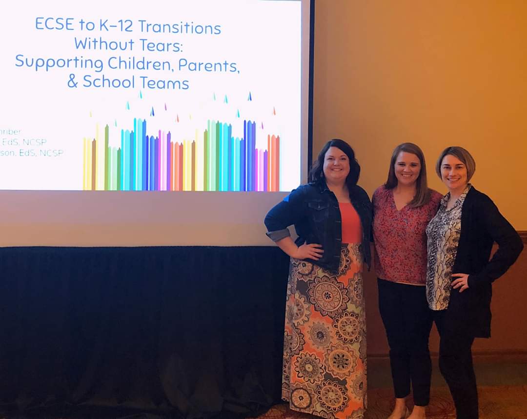 Rachele_Teson's tweet photo. Loved presenting about ECSE to K transitions with @SchriberKari and @jenna_emoll at the #2020collconf #transitionswithouttears https://t.co/K5C2LXmeVn