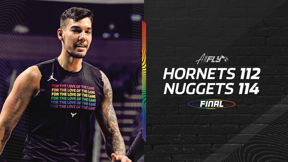 hornets's tweet photo. Final.
π³οΈβπ | #AllFly https://t.co/UQ8hAivkrI