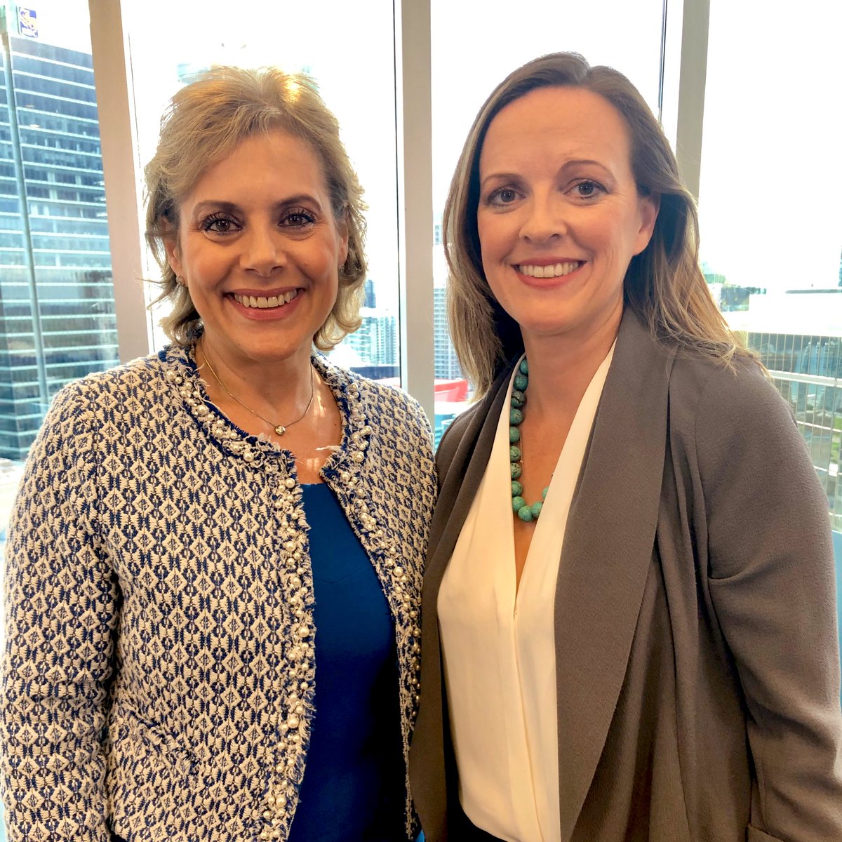 financetvshow's tweet photo. On location with Host and Producer, Elizabeth Naumovski (L) and her guest, Dr. Erin Reid (R), Associate Professor, McMaster University, DeGroote School of Business.  Stay tuned for new episodes premiering this spring @bizvod #financeispersonal #financialliteracy https://t.co/Us8MCnUsic