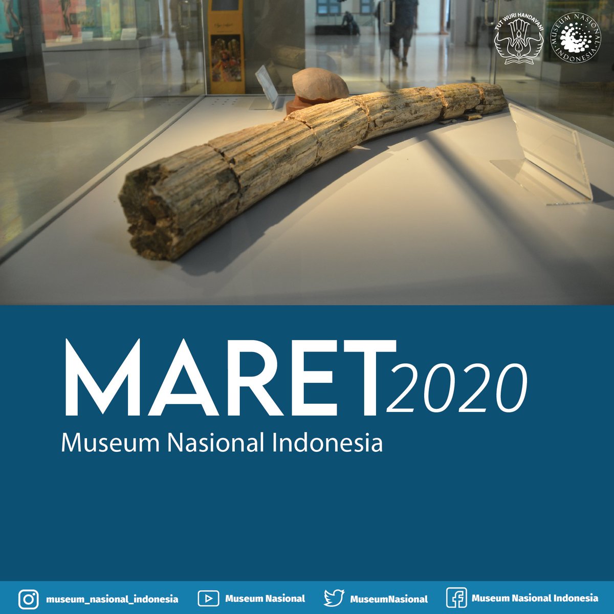 museumnasional's tweet photo. Ada apa di Museum Nasional pada Bulan Maret 2020?.  Yuk sobat museum datang dan ikut berpartisipasi pada kegiatan-kegiatan  museum. https://t.co/LJ98t7LkjC