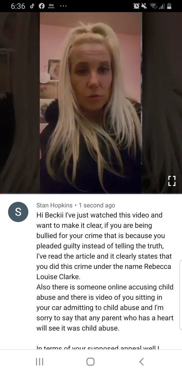 ChildrenDaily's tweet photo. @BandSnoLists @DannyTommoScum @beconator1 @RealDannyTommo She really don't like people challenging her and will delete comments. https://t.co/dv0gZ1IZ6u