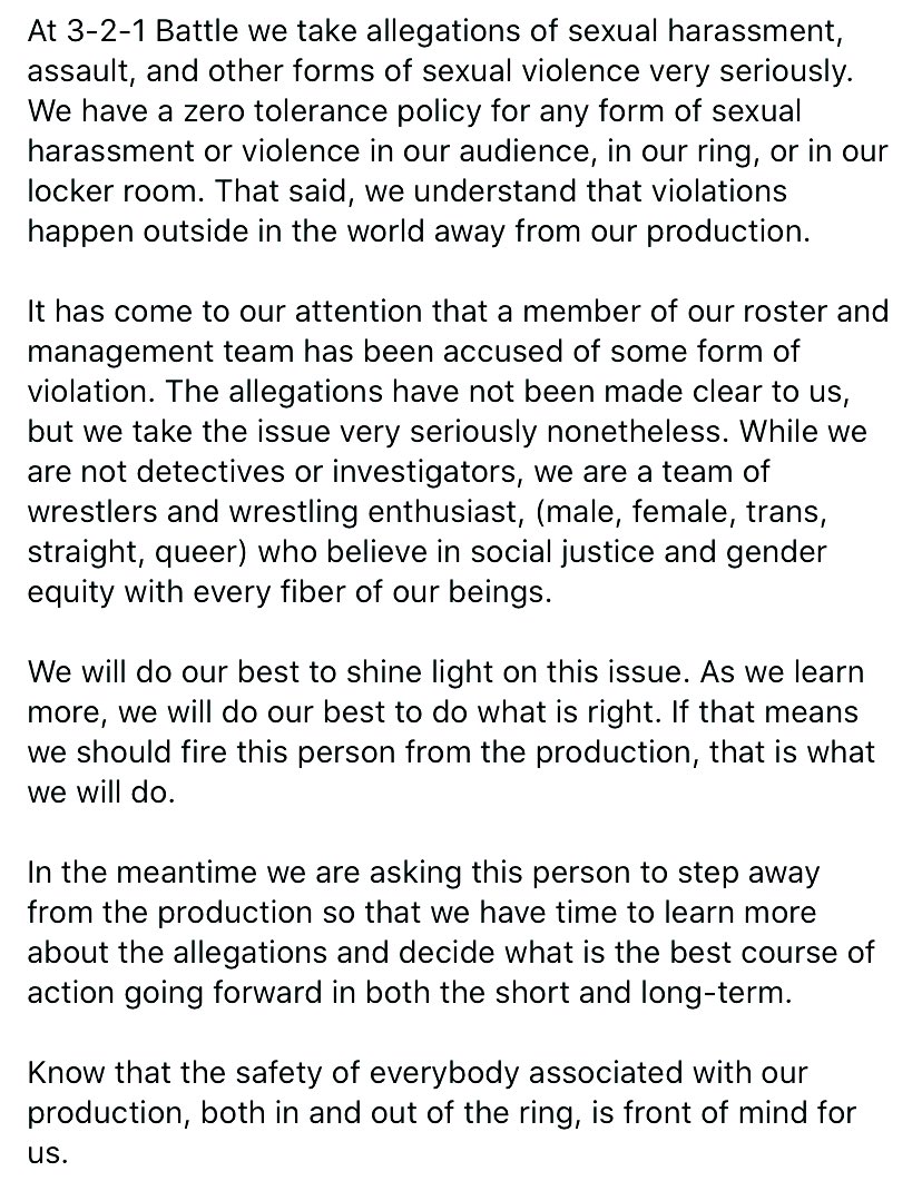 From our official Facebook.