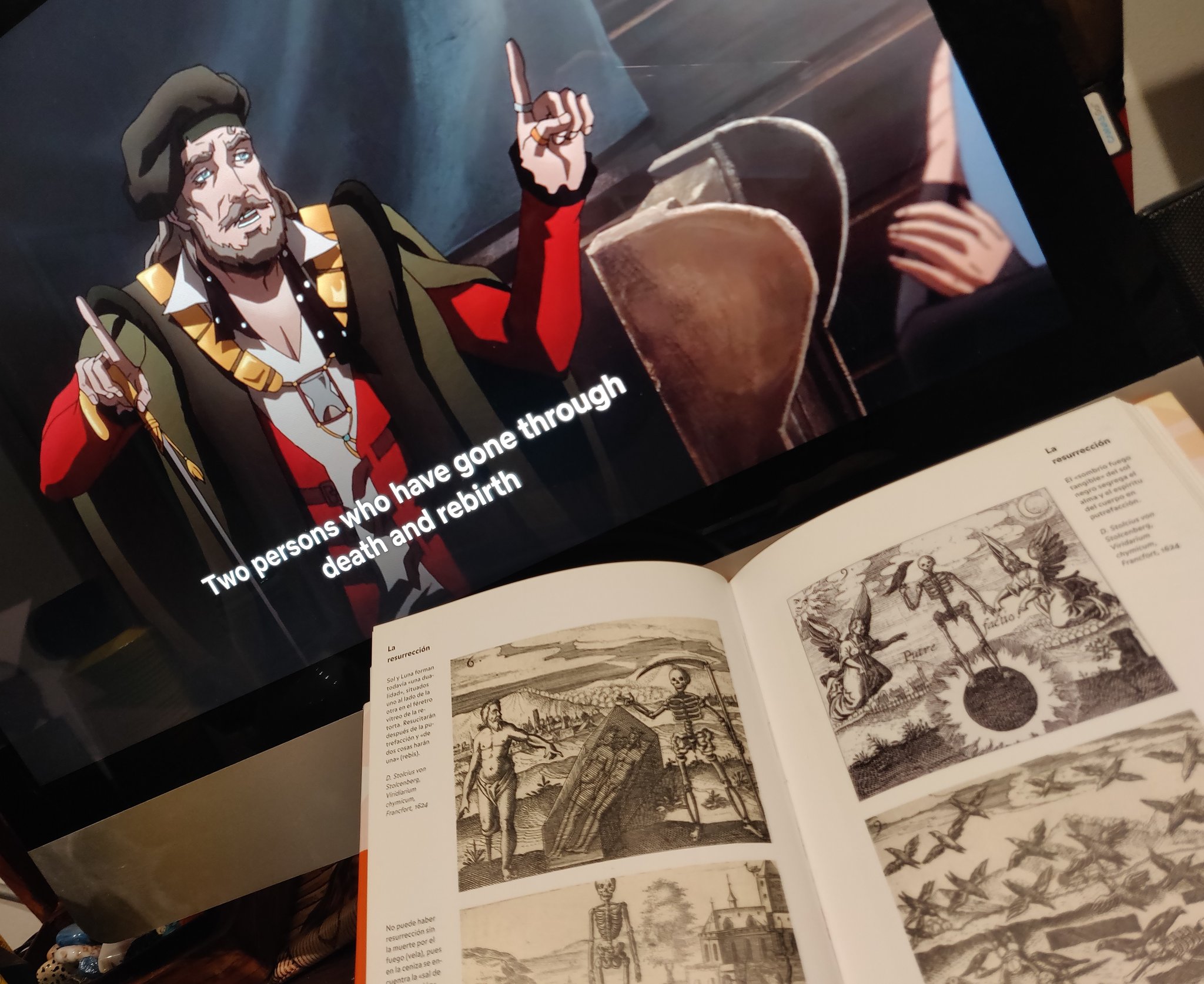 Gehe @DOKOMI D24 på Twitter: ”watching the 3rd season of #Castlevania and  holy shit I love this. I've been into alchemy for a long time and it's so  fullfilling seeing it introduced