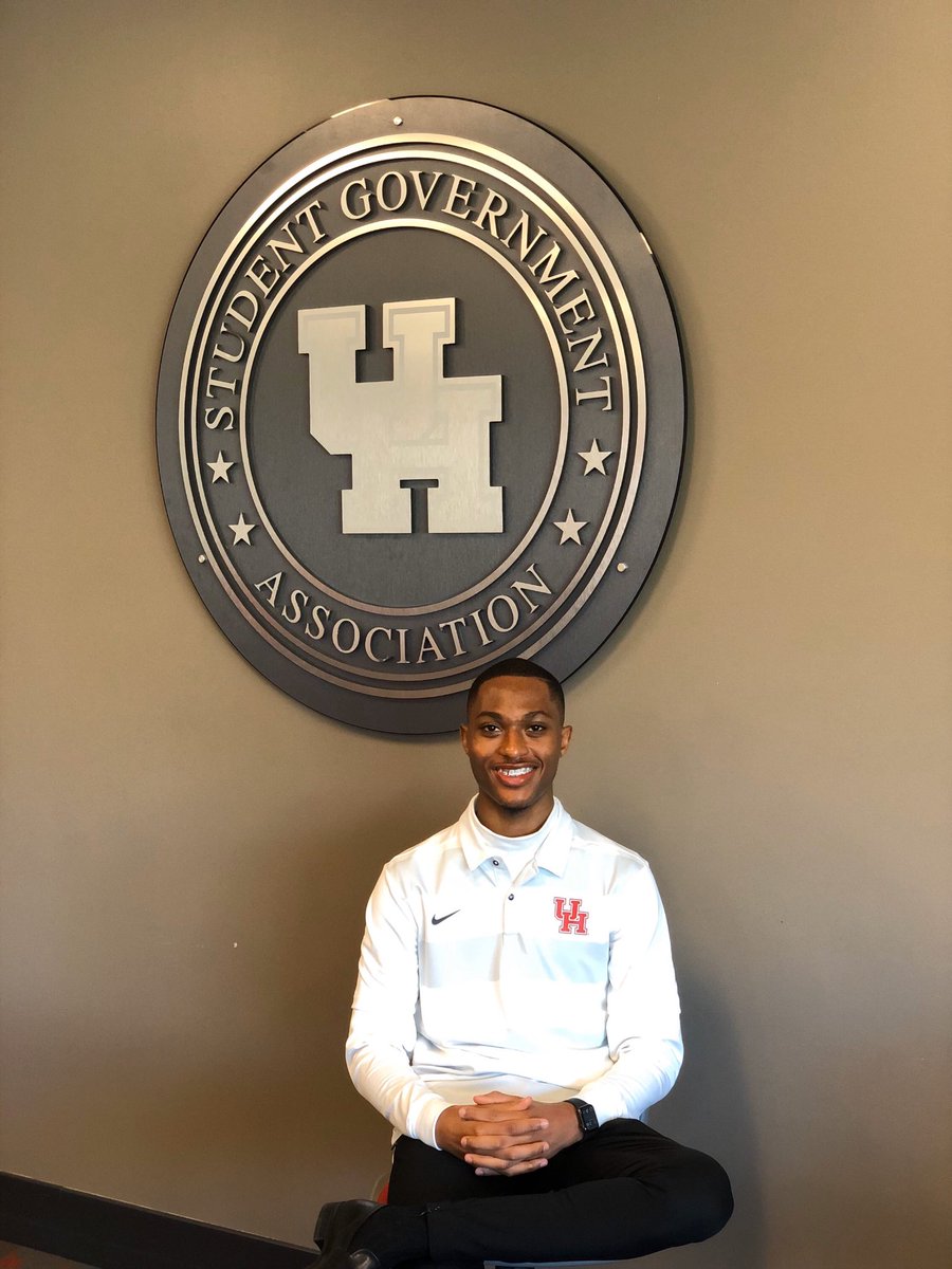 You’re looking at your new Undergraduate-At-Large Senator for the 57th Admin. for <a href="/UHSGA/">UH SGA</a> 🐾
WE WON! W/o your unyielding support to believe in the hope &amp; dreams of our dear #UH, I would not be making this announcement. 

Forever grateful. We thank GOD. Cheers to #BlackUH 🥂