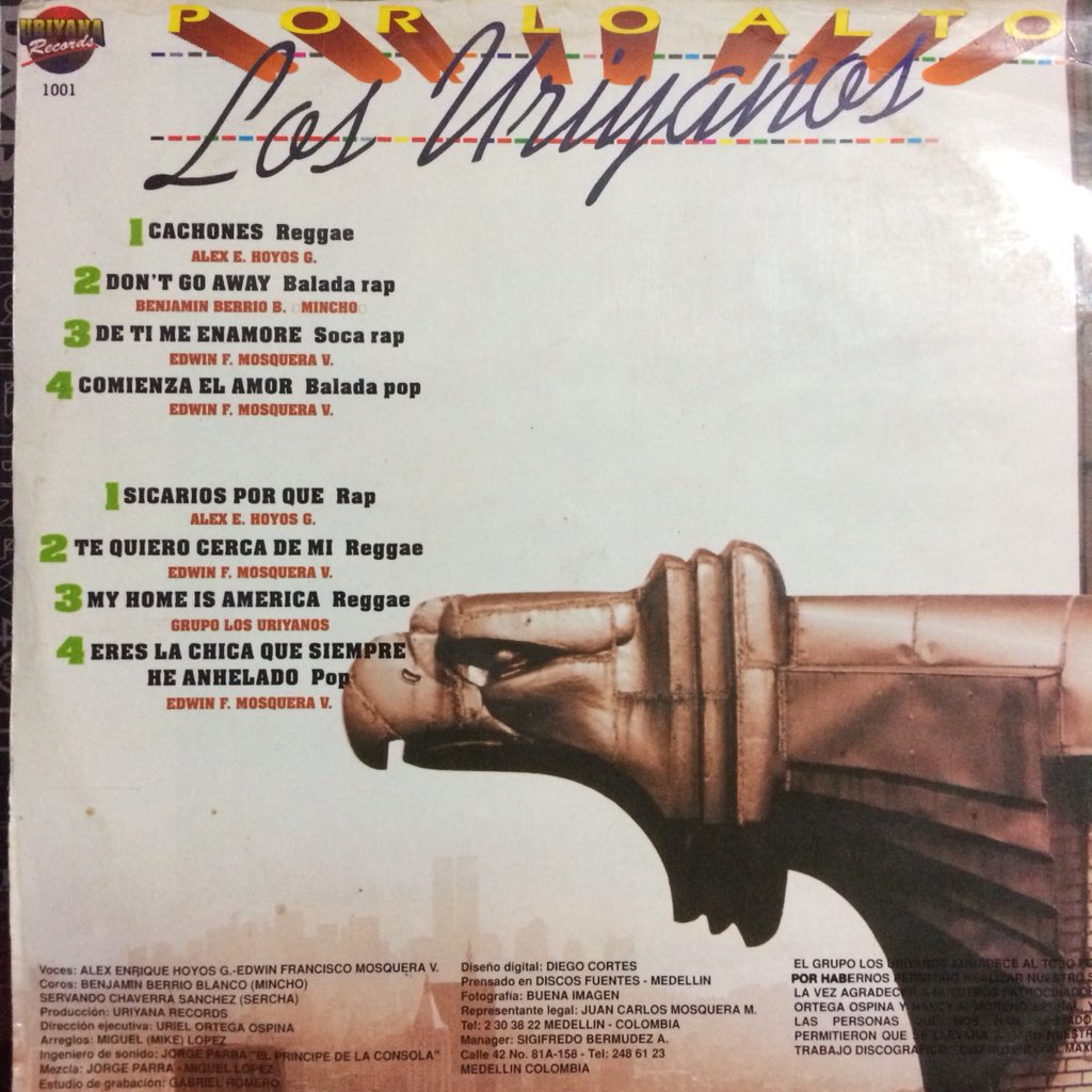 O Xrhsths Jaime Monsalve Sto Twitter Adjunto Otra Contribucion A La Primera Historia Del Rap Colombiano Los Uriyanos Desde Turbo Antioquia 1995 Uriyana Records 1001 T Co Gosfbe0wke