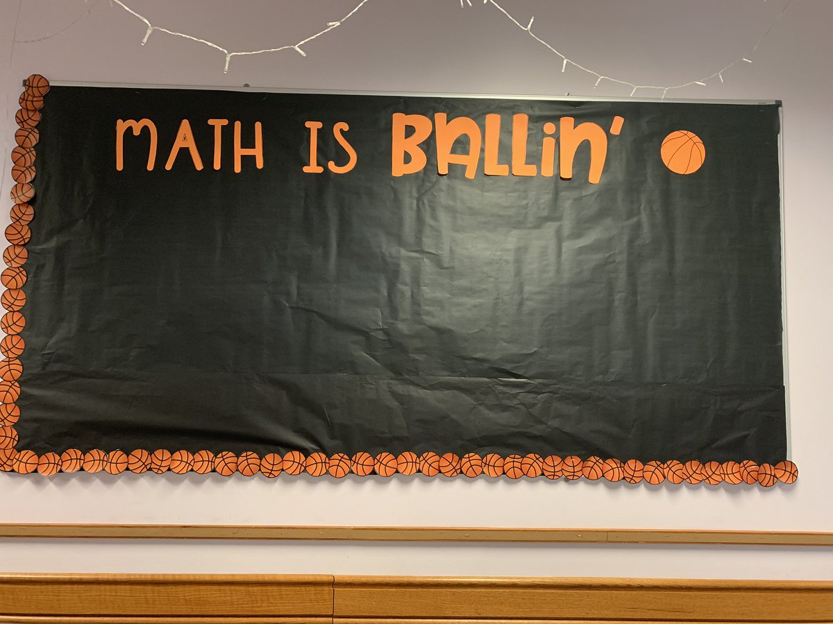 Stoutzenheroes's tweet photo. Hmm what’s going on in our math class this week? 🤔 Stay tuned! 🏀 https://t.co/kmFwYur5WF