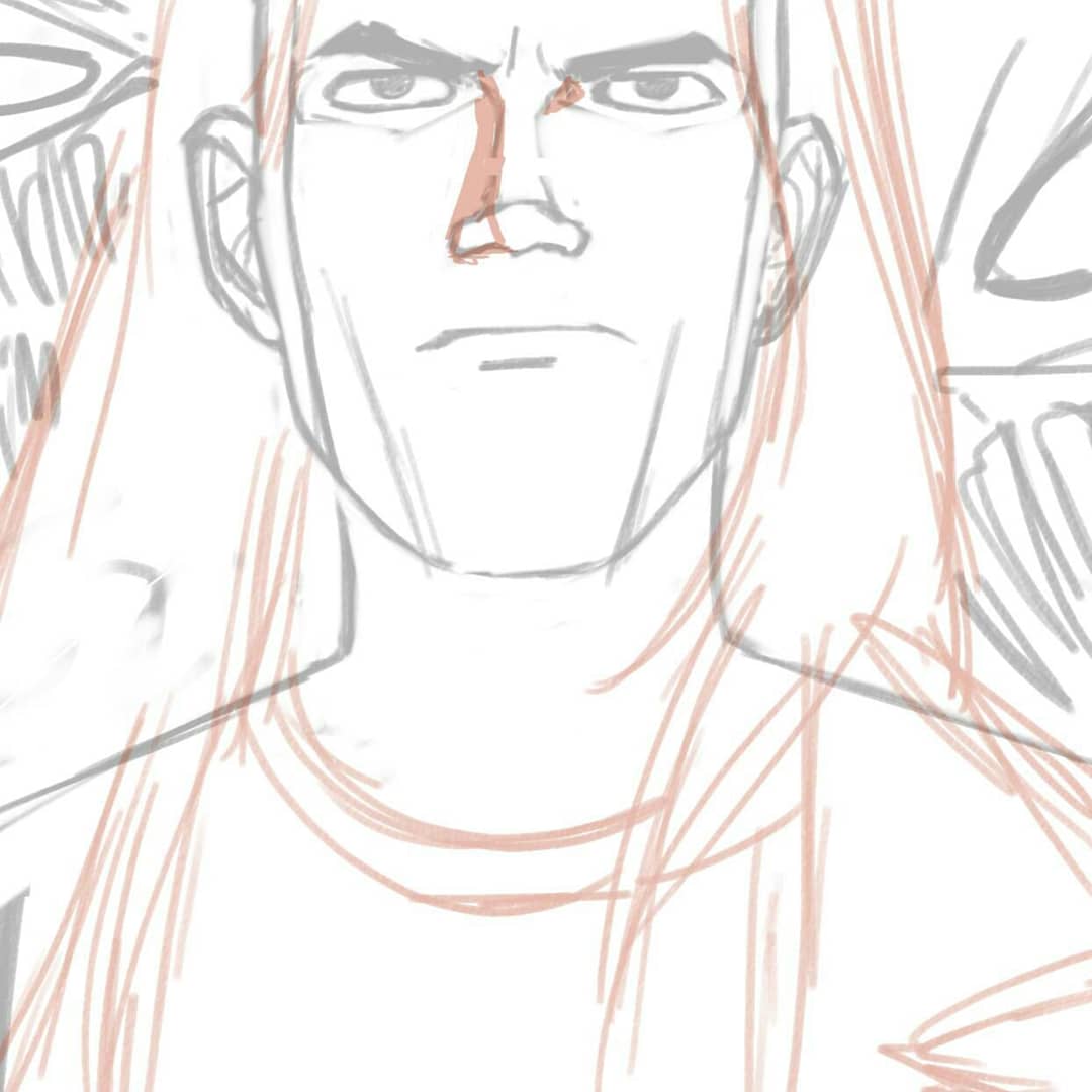 vinicius_draw's tweet photo. Everything begins with a messy sketch. #TopCowTalentHunt #TopCow #comics https://t.co/HyQH6N8N5b