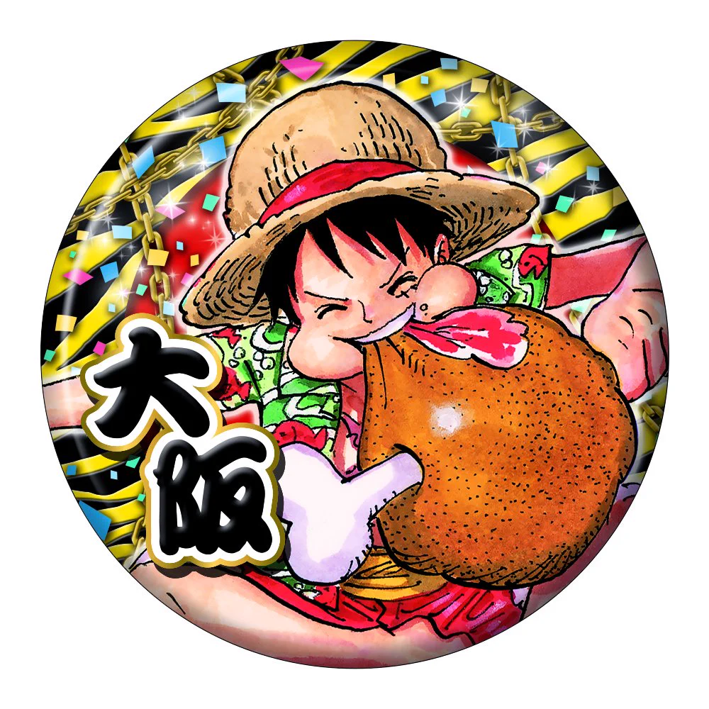 ワンピース　ルフィ　HELLO ハロー　缶バッジ　企画展 Hello, ONE PIECE【公式】 (@HelloOPinfo) / X