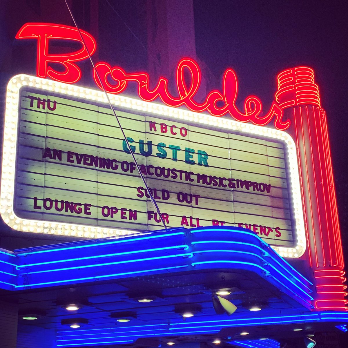bkuhlsf's tweet photo. Ready to rock and roll with an old favorite @guster with @ericakuhl #datenight #coupleswhotravel #boulderrocks #kcboradio https://t.co/a3AKgTg1Nj