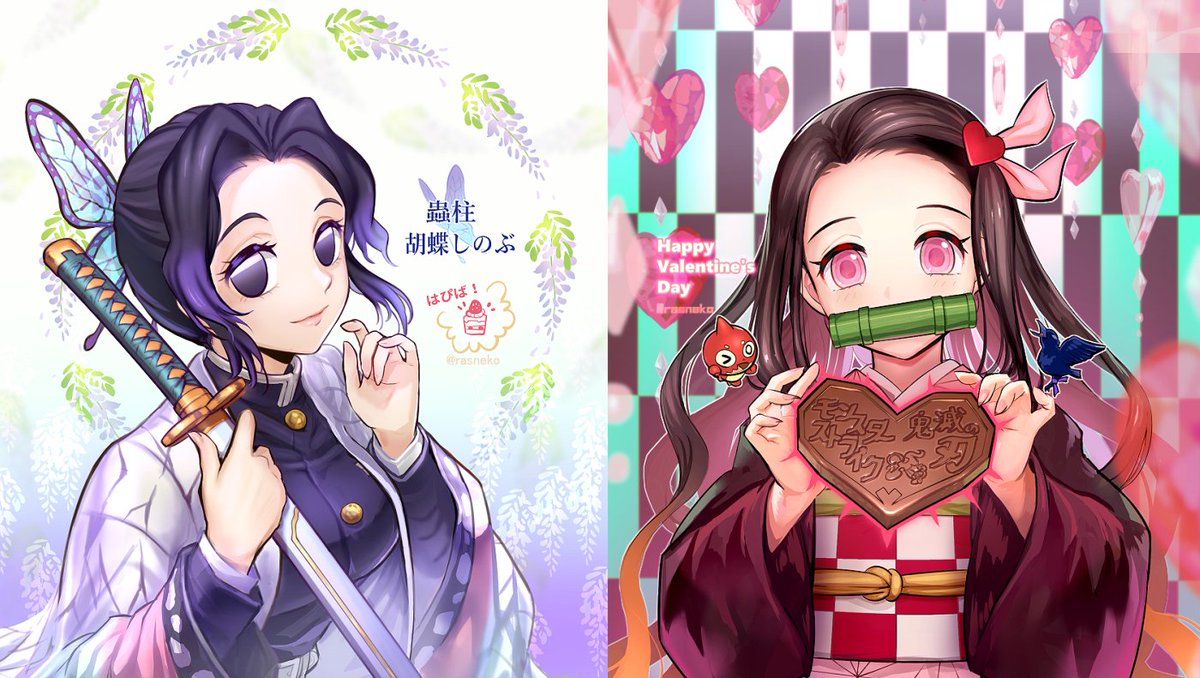 胡蝶しのぶ #竈門禰豆子