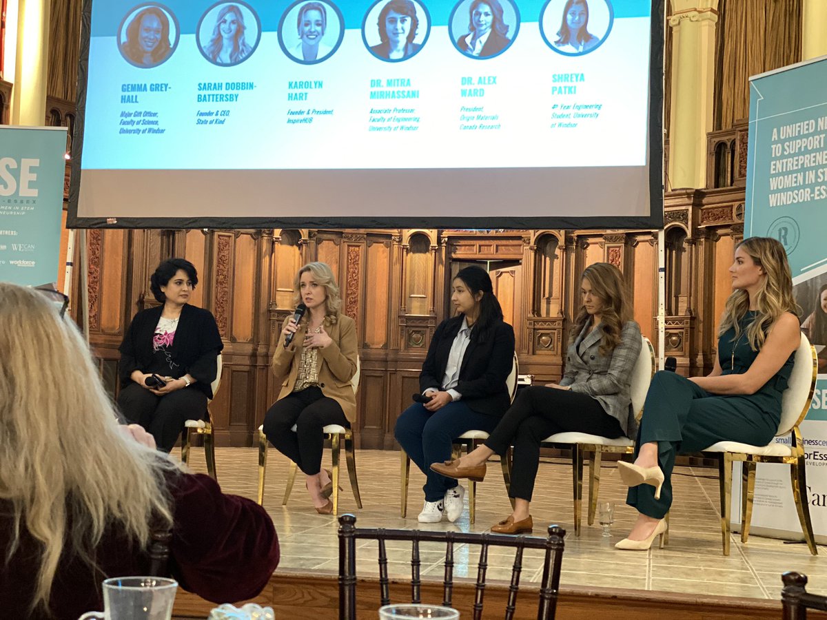 _RISE_WE's tweet photo. Big shoutout to our phenomenal panel of women for speaking about their journeys to make a difference using technology! #womeninSTEM #womenentrepreneur @hall_grey @karolynhart #mitramirhassani #sarahbattersby #shreyapatki #alexward https://t.co/Um8rizyIGn