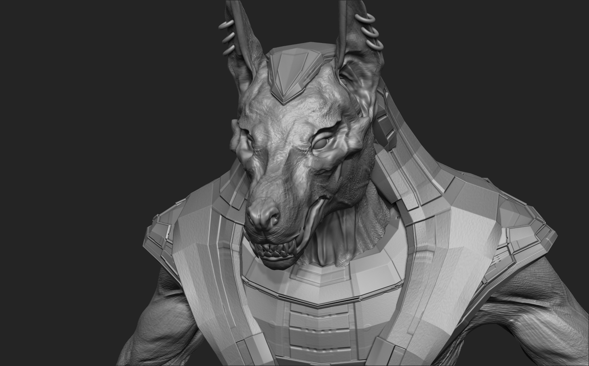 vankev's tweet photo. #ancientegypt #ancientegyptian #anubis #ancientegyptiancollection #egyptology #egyptiancollection #conceptartist #conceptarts #conceptartists #conceptartdesign #characterdesign #conceptart #digitalart #fantasycharacter #fantasy #zbrush #pixologic #wip https://t.co/odErlAx5Mk