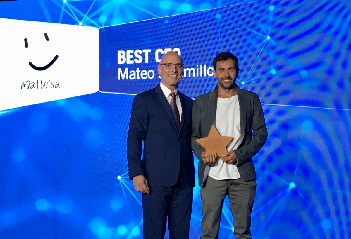 computrabajo's tweet photo. Terminamos los Best WorkPlaces 2020 para trabajar en Colombia, reconociendo el trabajo de los líderes. Este año, gracias a las valoraciones de sus empleados, el Premio CompuTrabajo Best CEO es para Mateo Jaramillo, director general de @Mattelsa_net 👏
#CompuTrabajoBWP2020 https://t.co/z0fkedkw8L