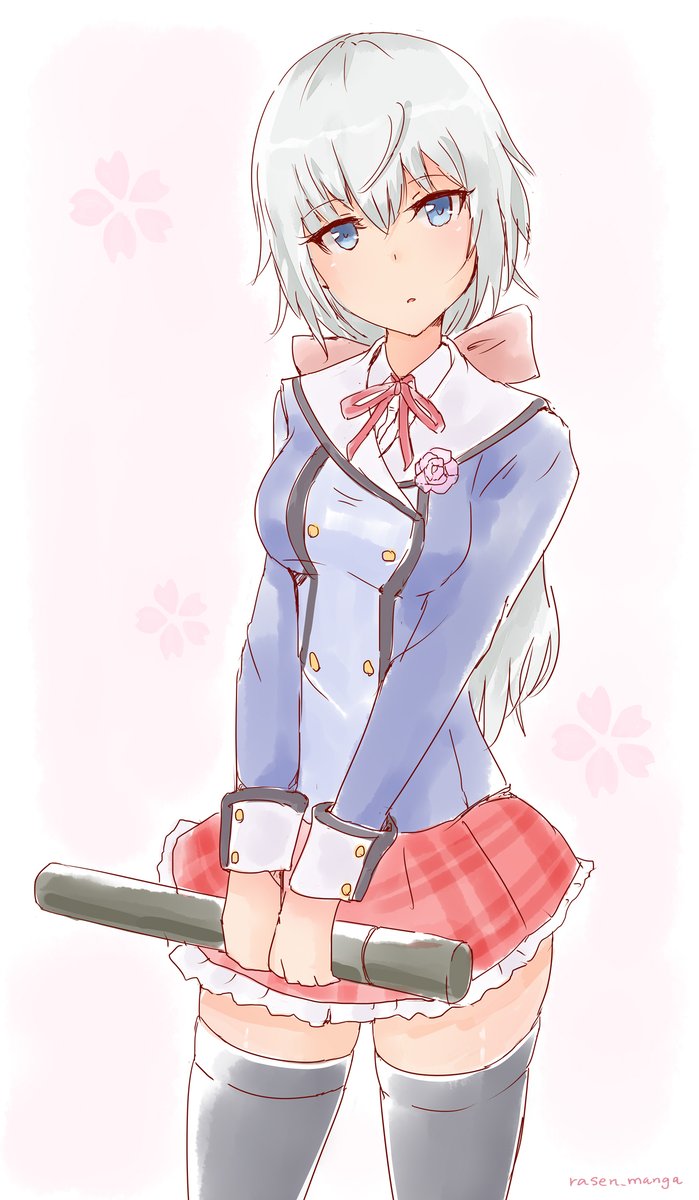 銀髪の子 Faガール アーキテクト フレームアームズ ガール らせんのイラスト