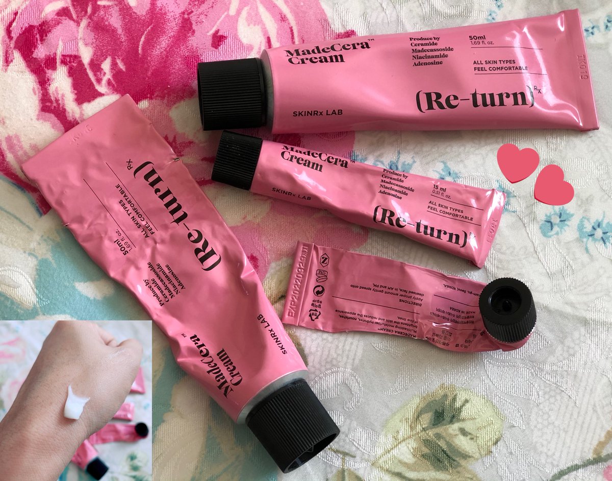 KJILOVETHIS's tweet photo. หลอดชมพูตัวนี้เลิฟมาก💓ใช้มา4หลอดละ SkinRx-Lab Madecera Cream ช่วยลดจุดด่างดำ รอยดำสิว ใช้แล้วกระก็ลดลงด้วย รู้สึกผิวชุ่มชื้นขึ้น หน้าขาวขึ้นนิดๆ เนื้อครีมเข้มข้น แต่ดีตรงไม่เหนียวเหนอะหนะ ซึมไว นี่ทาเช้า-เย็นเลย🤩
#ไว้รีวิวห้ามขายของโว้ย #หน้าดีมีชัยไปกว่าครึ่ง #skinrxlab https://t.co/sZsmevCtTh