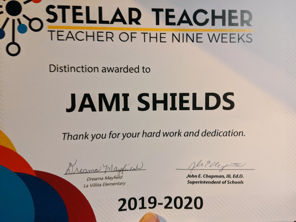 Miss Jami Shields 🔜ISTE #Techucator 🤖👩‍🏫 💻 tweet media