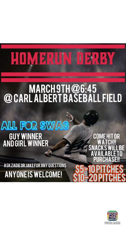 CAHS_Swag's tweet photo. homerun derby monday!!! 
#FindYourMuse #SWAGWEEK2020 https://t.co/uZkM4T6MSU