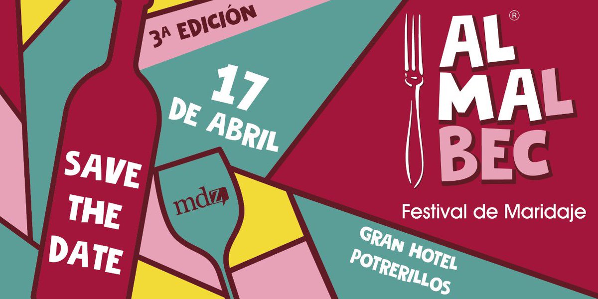 #SaveTheDate #ALMAlbecPotrerillos
Se viene la 3a edición de #ALMAlbec 17/4
Esta vez un único evento en el #GranHotelPotrerillos
Bodegas, gastronomía, música en vivo, entretenimientos, y la musicalizacion de <a href="/ricmdzguerrero/">Ricardo Guerrero</a> 
#ALMAlbec2020 #Malbec #MalbecWorldDay
Invita <a href="/mdzol/">MDZ Online</a>
