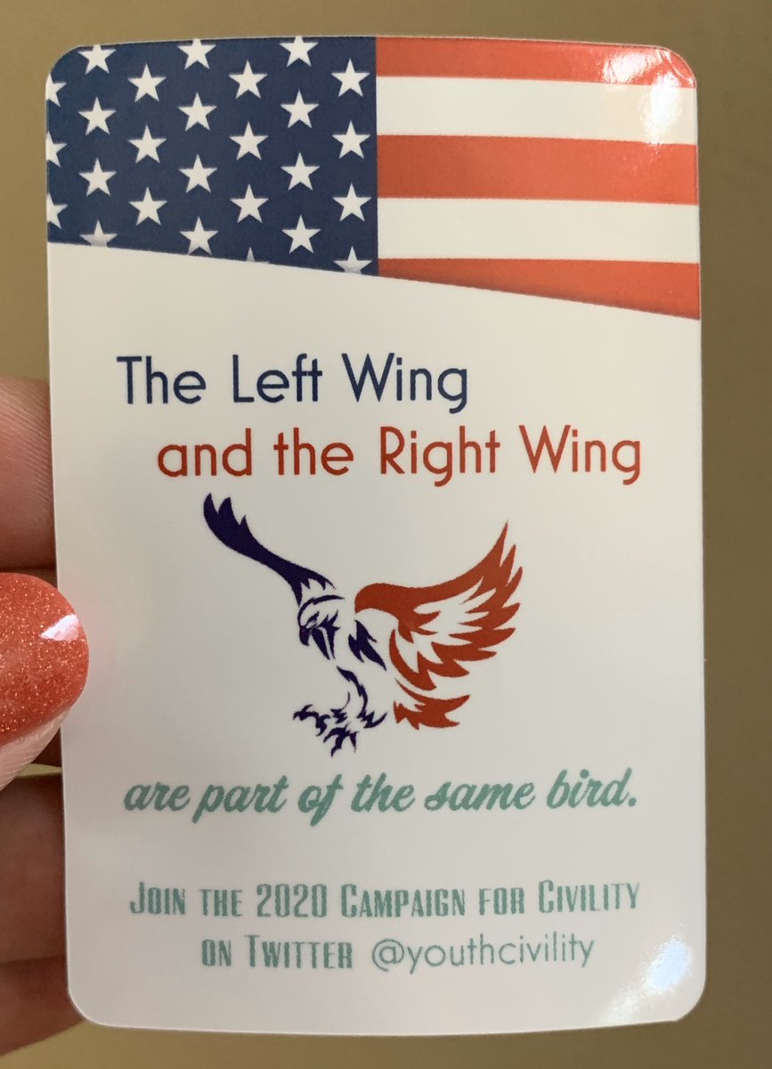 YouthCivility's tweet photo. So proud of the next generation! YSCA kicked off their 2020 Campaign for Civility © to promote civil conversations in classrooms, at kitchen tables, and anyplace else where people are talking about the 2020 Election! @YouthCivility #2020election #2020_presidential_election https://t.co/91xygs328L