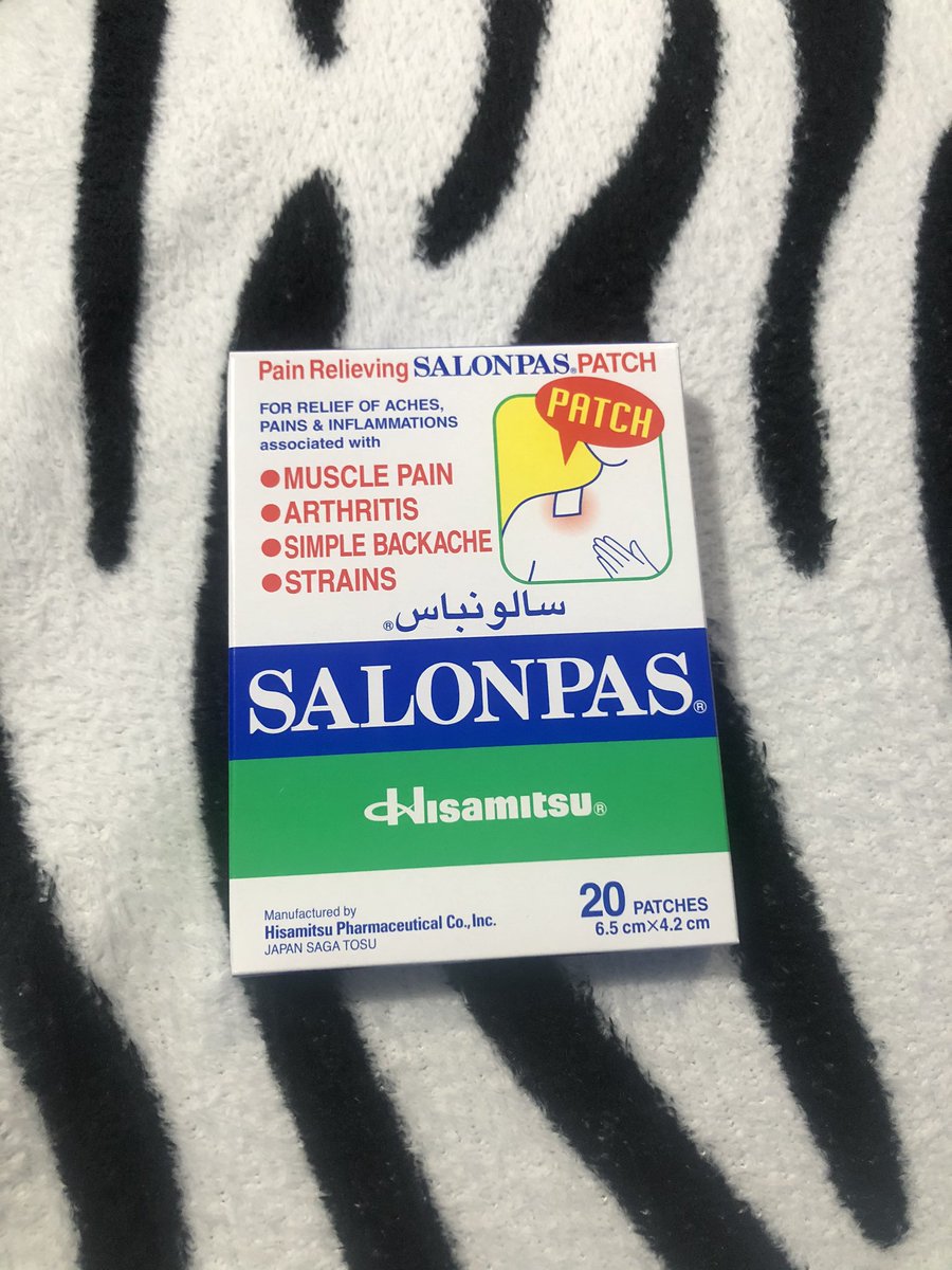 juanchoAguba's tweet photo. Buti na lang may Salonpas dito sa Kuwait. :-)
@JustSarahG
#Salonpas
#SarahGG https://t.co/0EO538Nq54