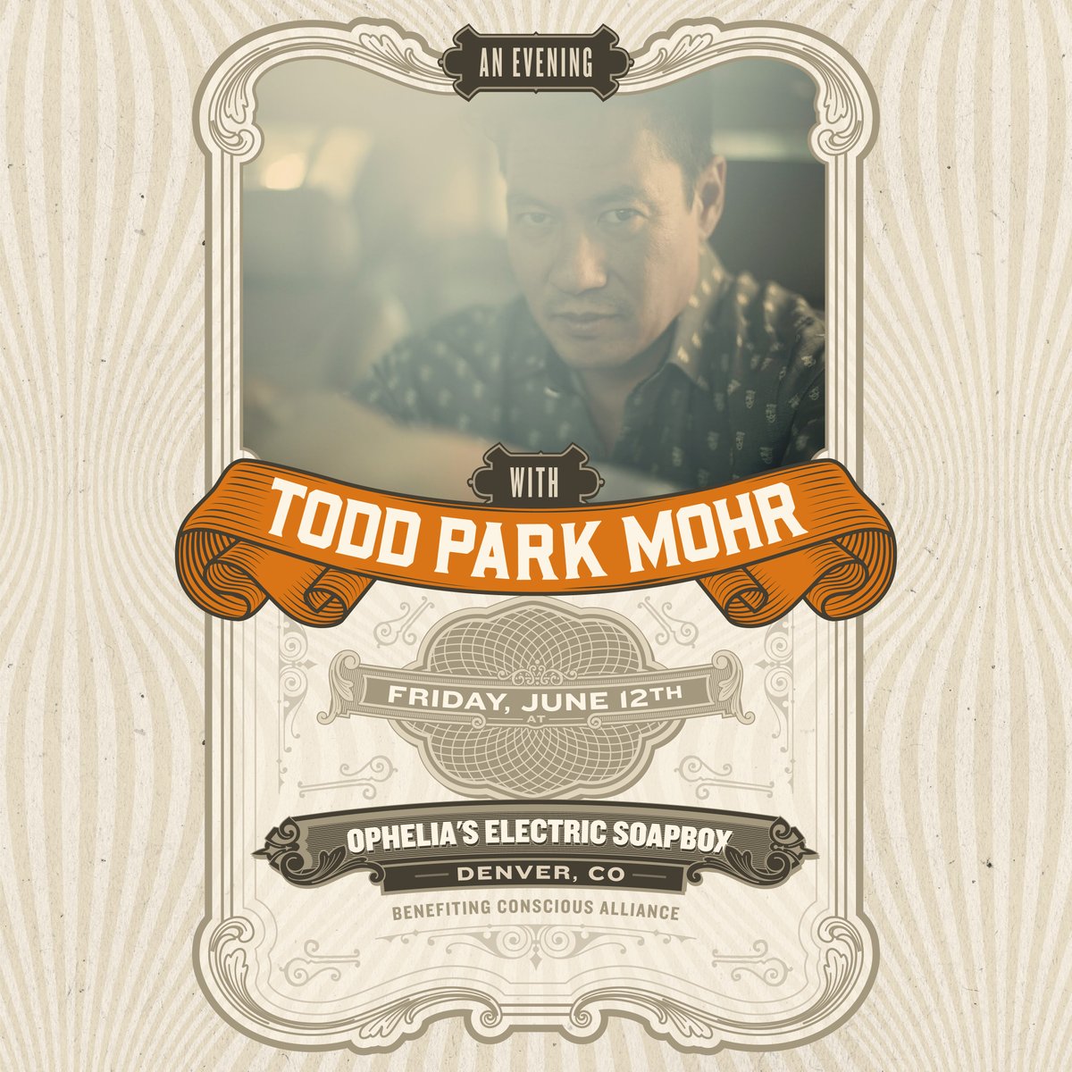 Tickets for Todd Park Mohr on June 12th are ON SALE NOW! 

Get them here: bit.ly/2uX9bL8